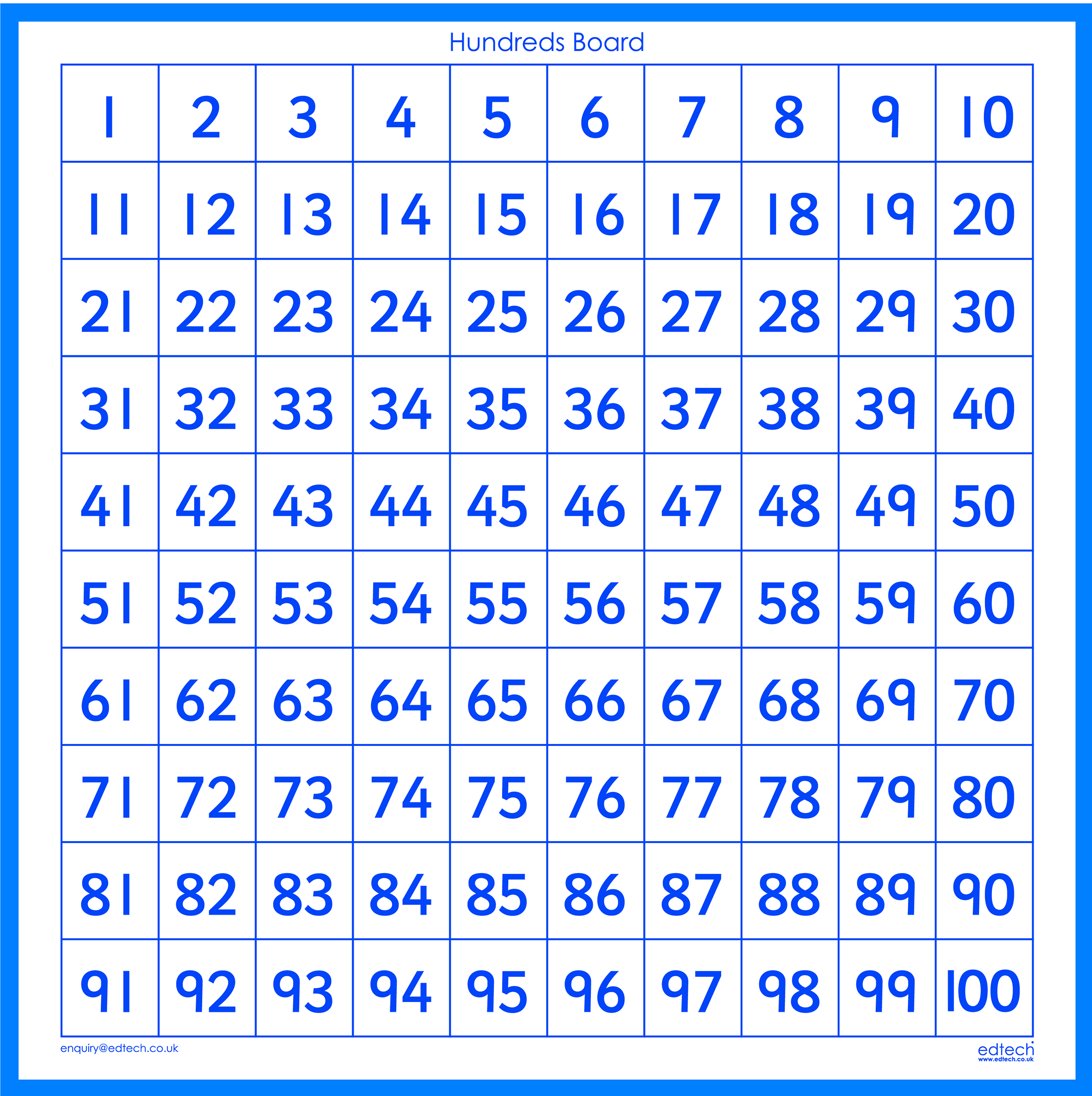 Number to 100 | Inspirational Group