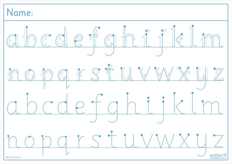 Alphabet Tracing Board