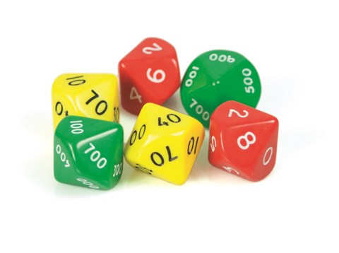 Jumbo Place Value Dice HTU