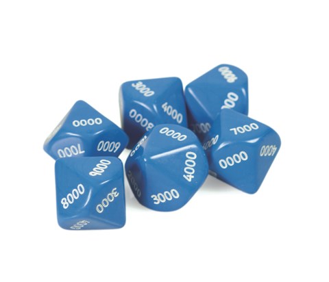 Jumbo Place Value Dice Thousands