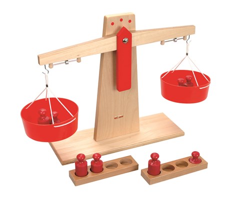 Wooden Scales & Plastic Weights