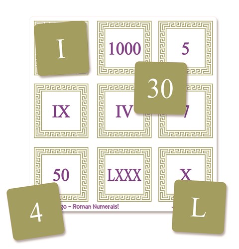 Roman Numeral Bingo