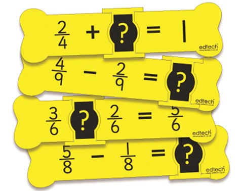 Fraction Addition and Subtraction Bones