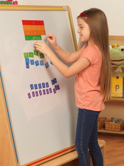 Double Sided Magnetic Fraction/ Percentage Bars