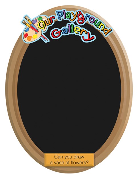 Our Gallery - Vase Chalkboard