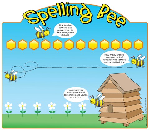 Spelling Bee Magnetic Game