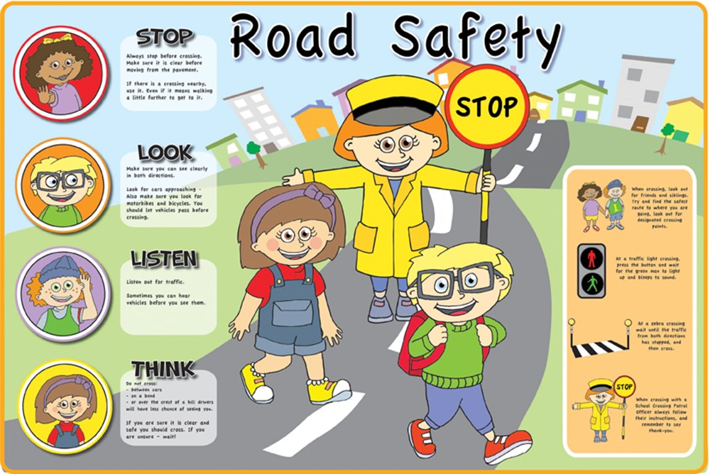 Road Safety Posters For Kids - Road Safety Poster Kids | HSE Images
