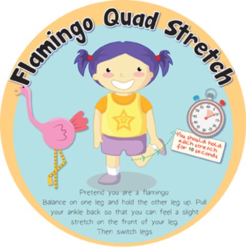 Stretches - Flamingo Quad