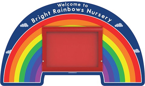 WeatherShield Nursery/Primary Welcome Rainbow Sign 