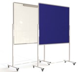 Mobile Flip Chart Noticeboard Combi