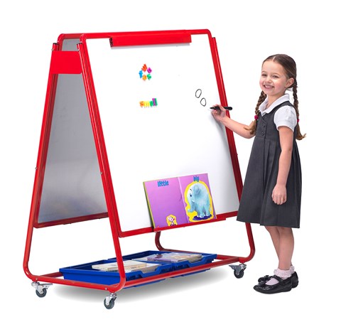 Little Rainbows Magnetic Display/Storage Easel Double Sided