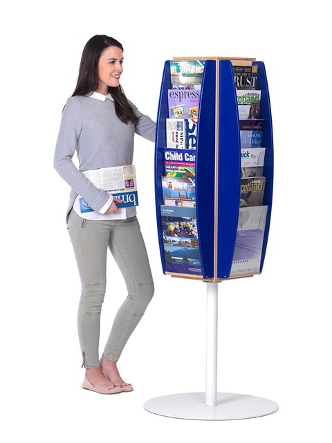 Eco-Friendly Rotating Leaflet Dispenser