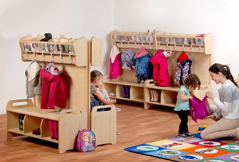 4 x Freestanding Cubby Sets