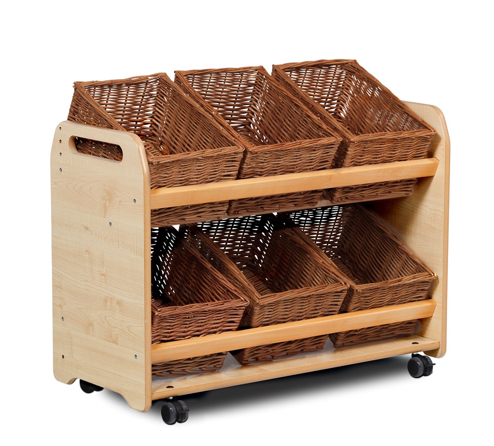 Tilt Tote Storage 6 tubs/baskets Inspirational Group