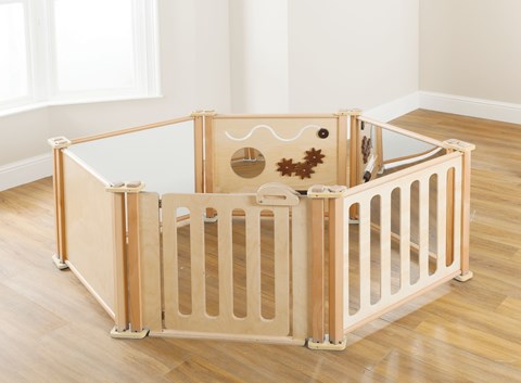 Toddler Play Panel Starter Set Enclosure - 6 Panel Set