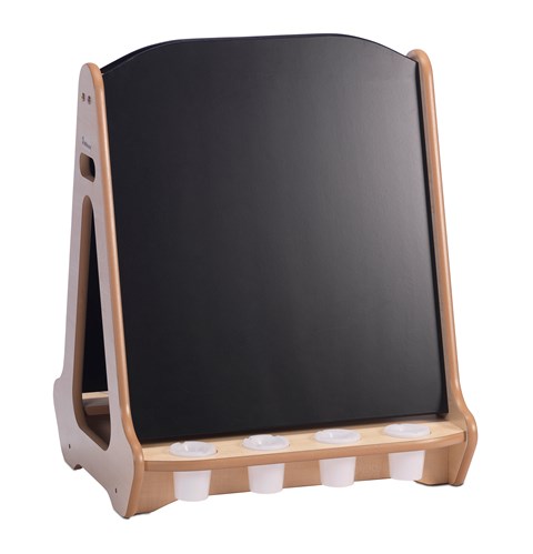 Double-sided 2 Station Chalk/Whiteboard Easel