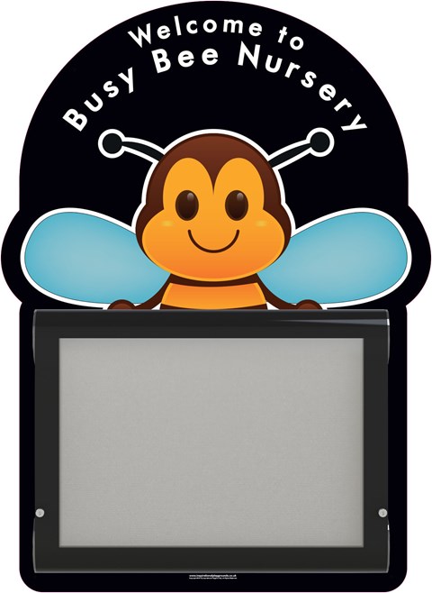 WeatherShield Wall Mounted Bee Welcome Sign