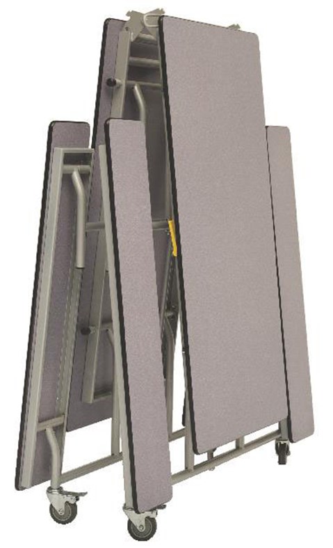 Rectangular Mobile Folding Bench Unit