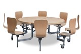 8 Seat Primo Round Mobile Folding Table