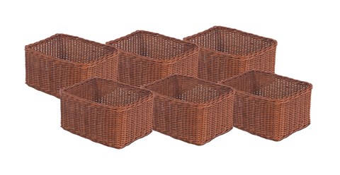 Set of 6 Large Baskets