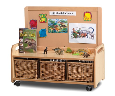 Mobile Low Display Storage Unit