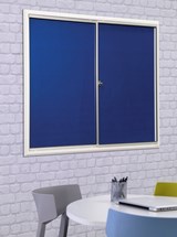 Safety Sliding Door Noticeboard