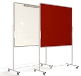 Mobile Flip Chart Noticeboard Combi