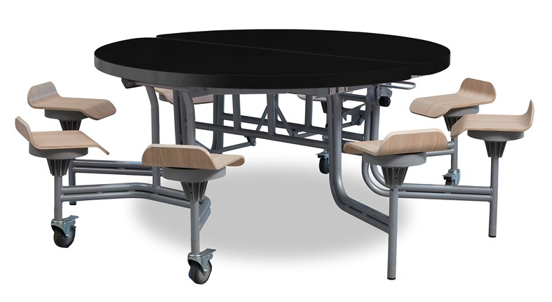 8 Seat Primo Round Mobile Folding Table