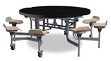 8 Seat Primo Round Mobile Folding Table