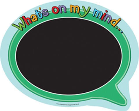 Speech Bubble Chalkboards Set of 4