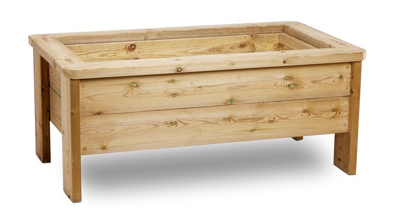 Raised Sandpit with Chalkboard Lid