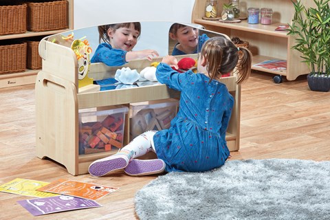 Low Sensory Play Unit with Mirror Surround