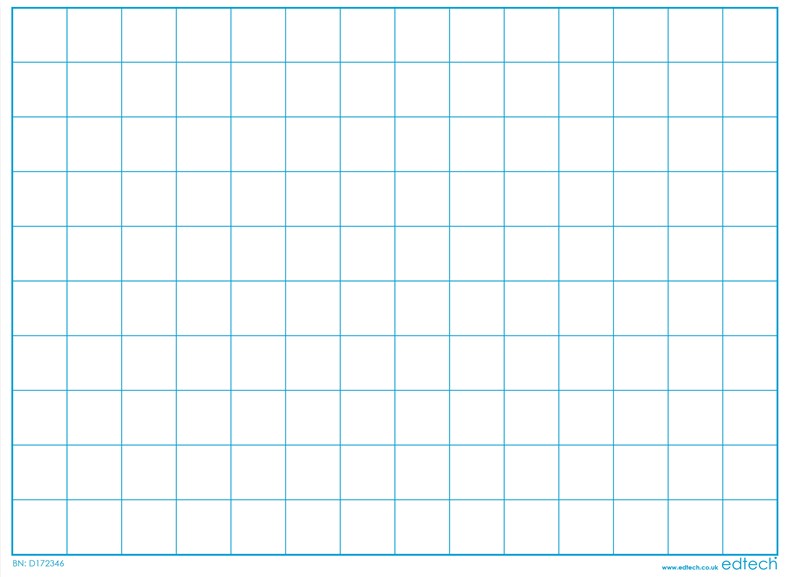Write and Wipe Grid Board