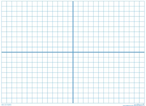 Write & Wipe Board with XY Axis Pk 30