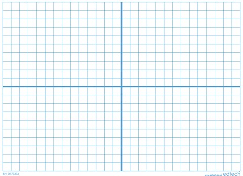 Write & Wipe Board with XY Axis Pk 30