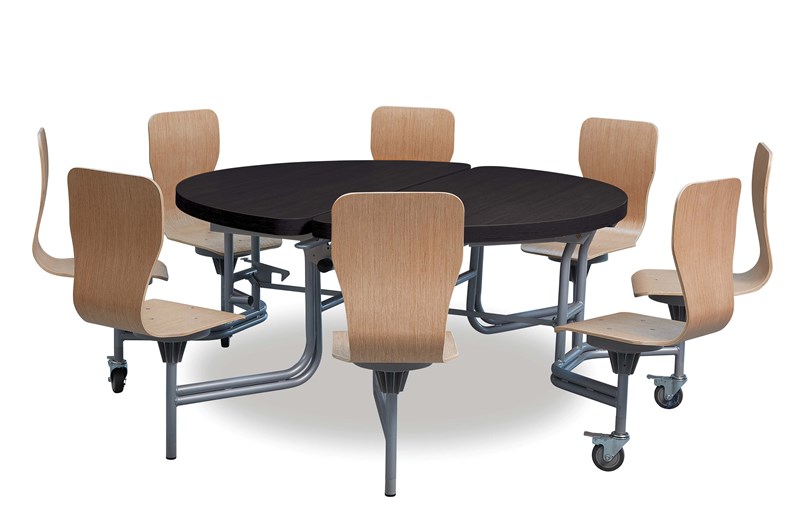 8 Seat Primo Round Mobile Folding Table