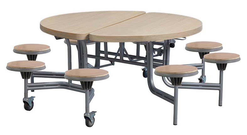 8 Seat Primo Round Mobile Folding Table