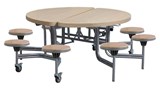 8 Seat Primo Round Mobile Folding Table