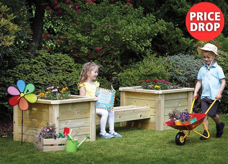 Planter & Bench Combo