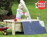 Raised Sandpit with Chalkboard Lid