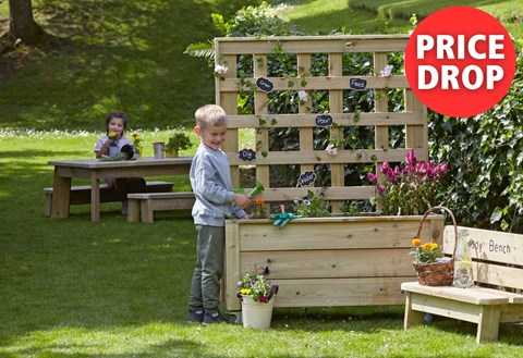 Mobile Planter With Trellis